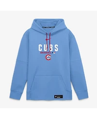 Nike Men's Light Blue Chicago Cubs Authentic Collection Therma-fit Hoodie