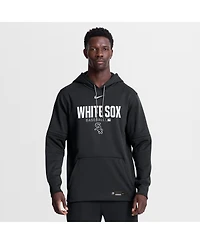Nike Men's Black Chicago White Sox Authentic Collection Therma-fit Hoodie