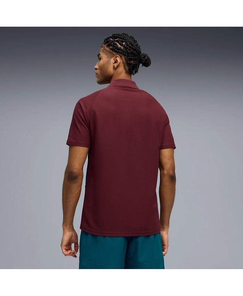 Puma Men's Maroon Portugal National Team Tech Polo Shirt
