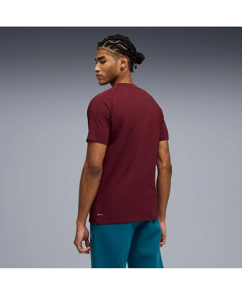 Puma Men's Maroon Portugal National Team Tech Pocket T-Shirt