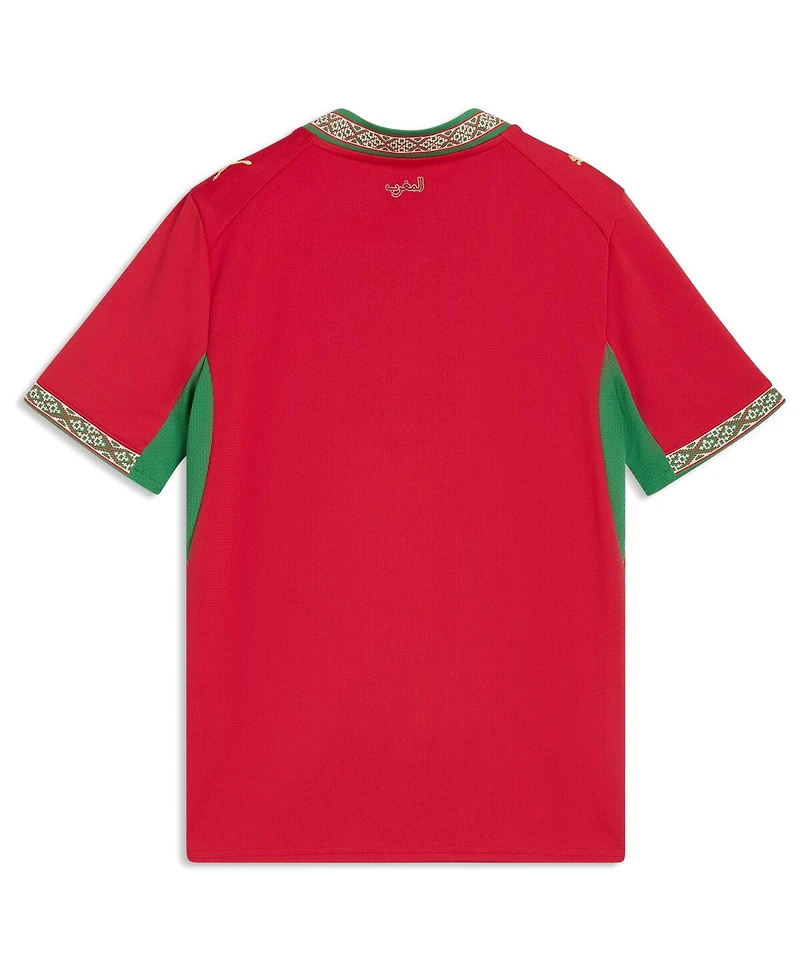 Puma Big Boys and Girls Red Morocco National Team 2026 Home Replica Jersey