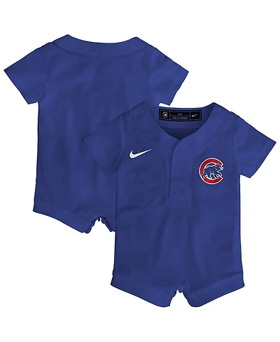 Nike Baby Boys and Girls Royal Chicago Cubs Alternate Replica Romper Jersey