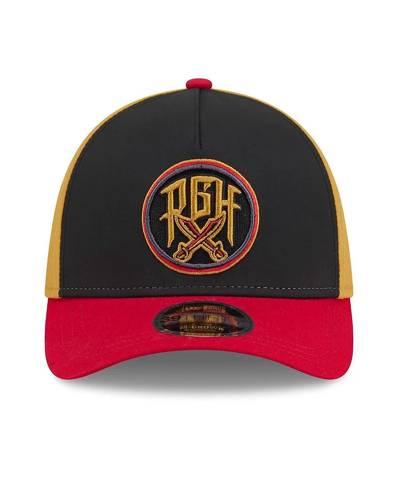 New Era Men's Black/Red Pittsburgh Pirates 2026 City Connect M-Crown A-Frame 39THIRTY Flex Hat