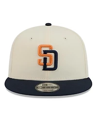 New Era Men's Cream/Obsidian San Diego Padres 2026 City Connect 9FIFTY Snapback Hat