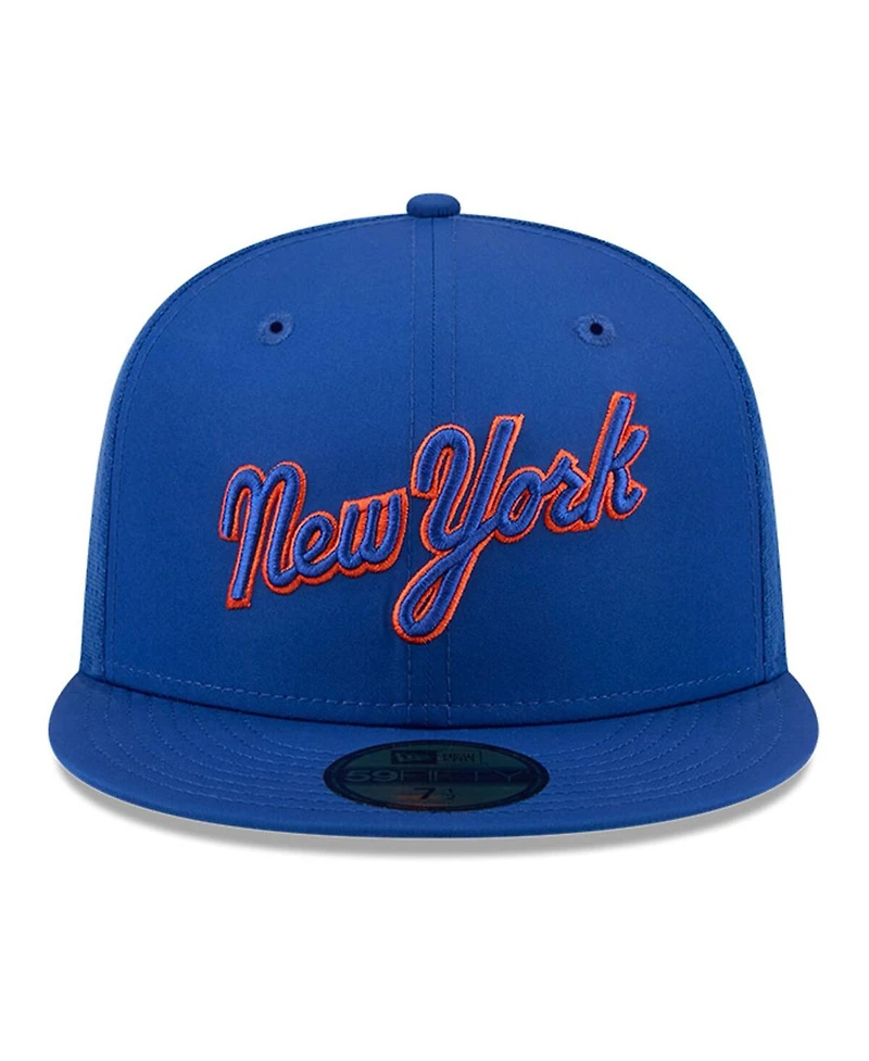 New Era Men's Royal York Mets 2026 Batting Practice 59FIFTY Fitted Hat