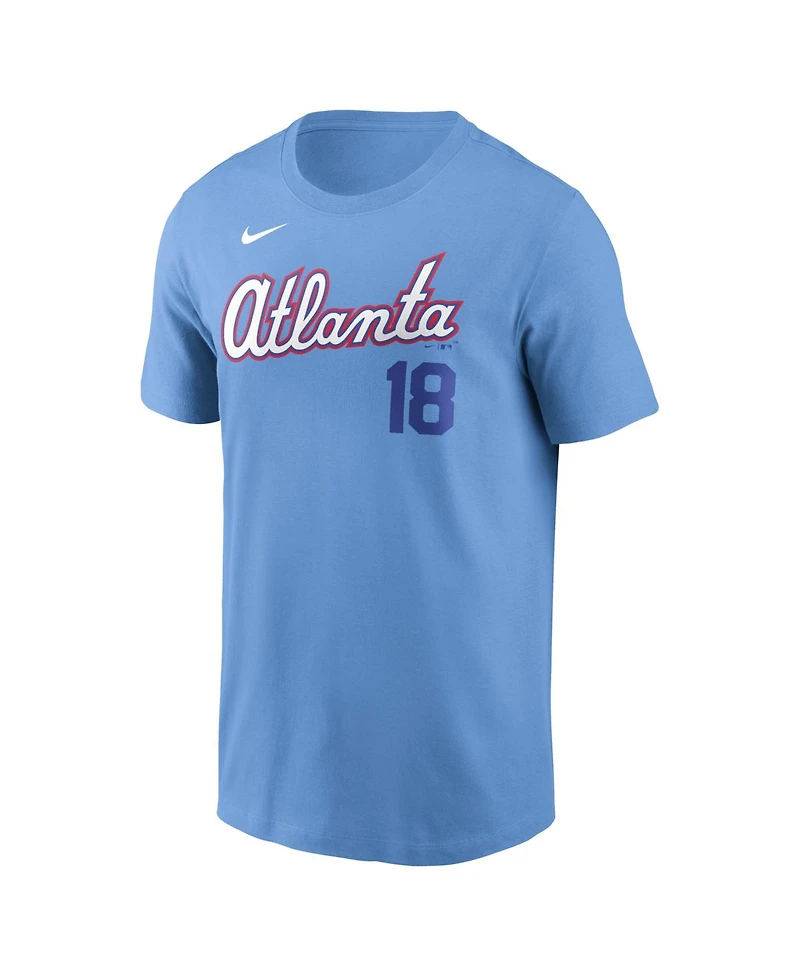 Nike Men's Mike Yastrzemski Light Blue Atlanta Braves 2026 City Connect Name Number T-Shirt