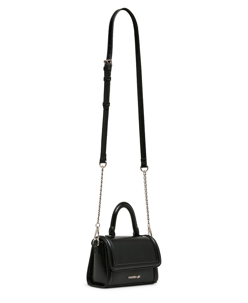 Madden Girl Davina Mini Top Handle Satchel Handbag