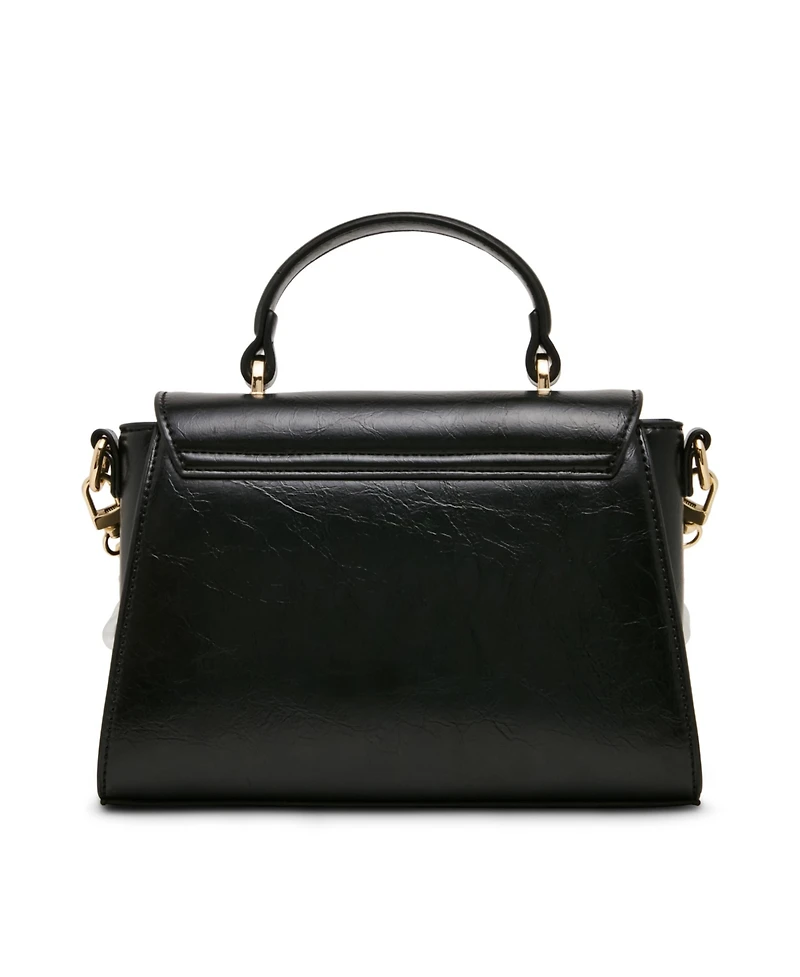 Madden Girl Shell Small Magnetic Snap Satchel Handbag