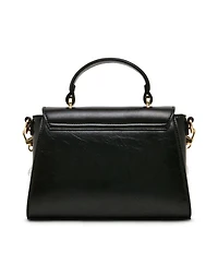 Madden Girl Shell Small Magnetic Snap Satchel Handbag