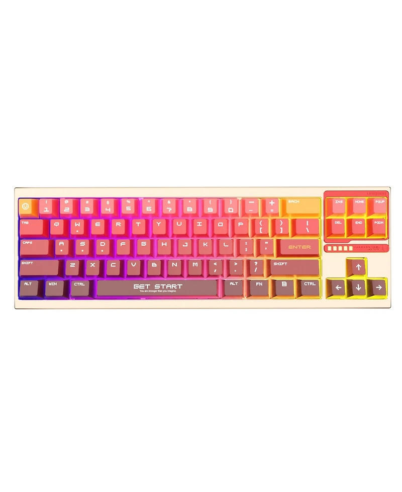 Uniqmag UQ71 High Precision Magnetic Switch Springless Rgb Tkl Gaming Keyboard for Pc
