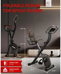 Harison Adjustable Magnetic Exercise Bike for Home, 380 lbs Capacity with App