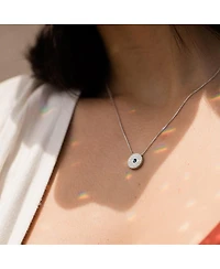 Alex and Ani Evil Eye Crystal Charm Necklace