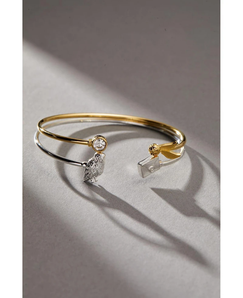 Alex and Ani Harry Potter Golden Snitch + Crystal Flex Cuff