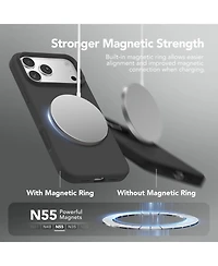 Gonez Magnetic for iPhone 17 Pro Case, Compatible with MagSafe, Liquid Silicone Anti-Scratch Shockproof Protective Phone Case