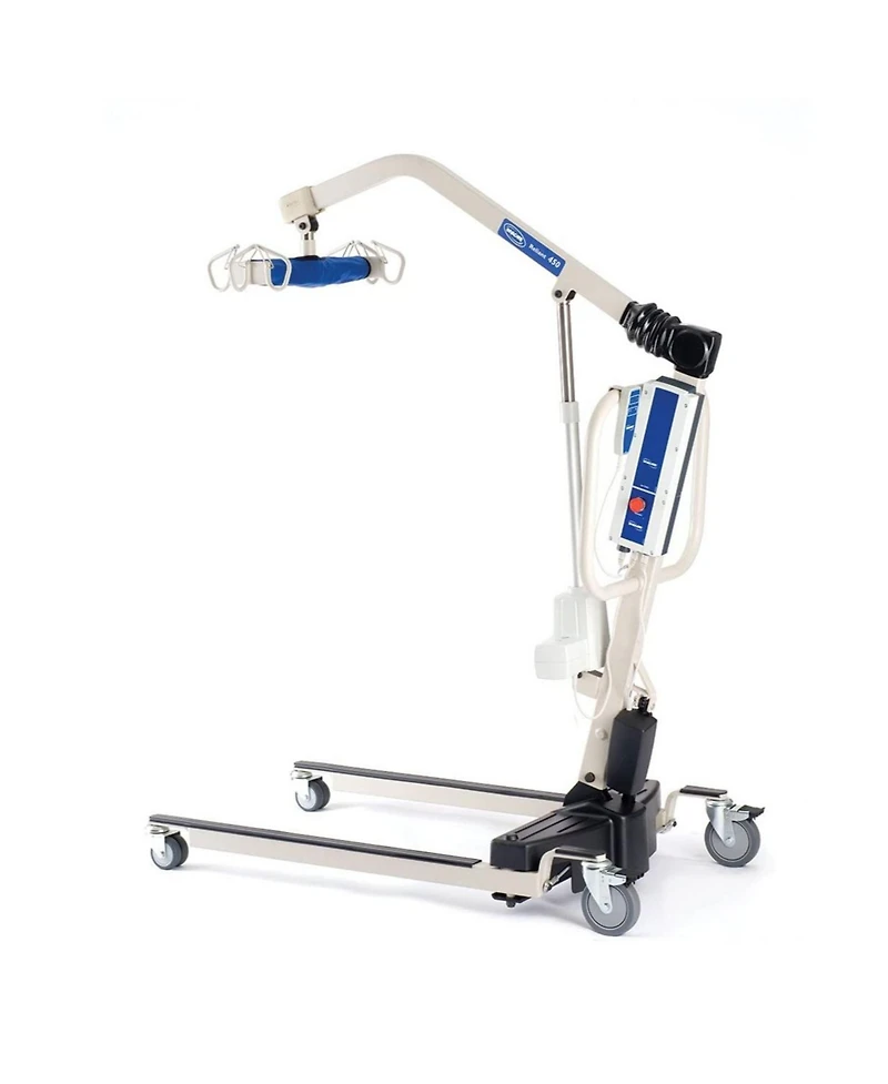 Invacare Reliant 600 Bariatric Battery-Powered Patient Lift, 600 lb Capacity, Manual Folding Base