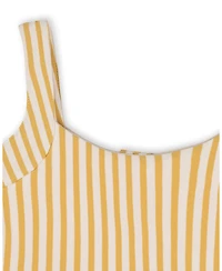Hope & Henry Little Girls and Organic Knit Tank Sundress with Flounce