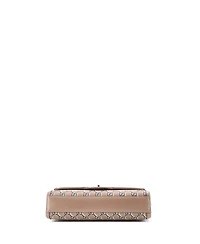 Pre-Owned Gucci Small Luce Shoulder Bag Optical Gg Printed Leather