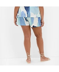 City Chic Women's Surface Level Print Short