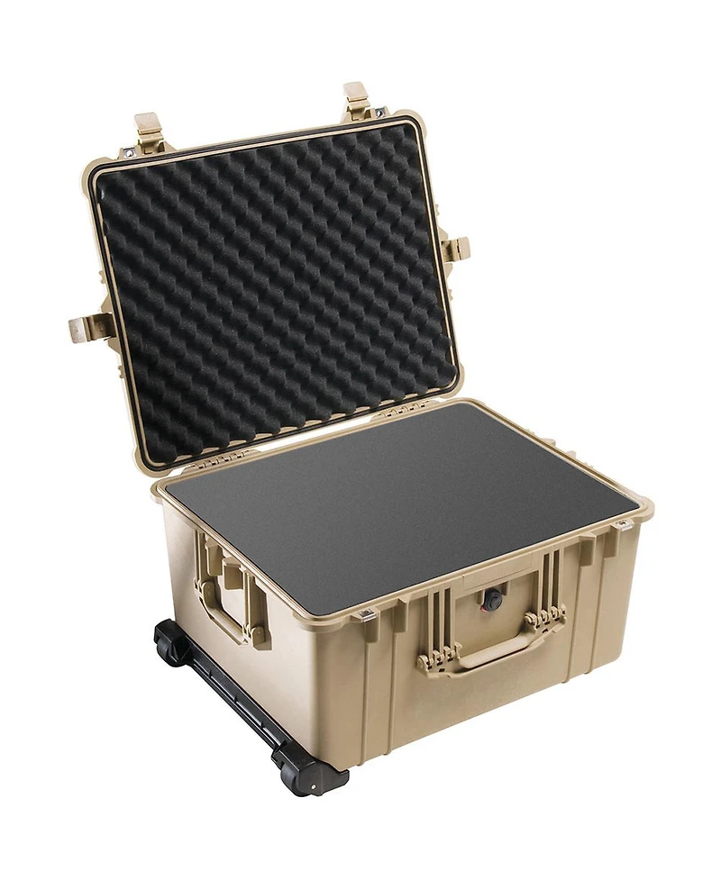 Pelican 1620 Watertight Hard Case with Cubed Foam Interior and Wheels