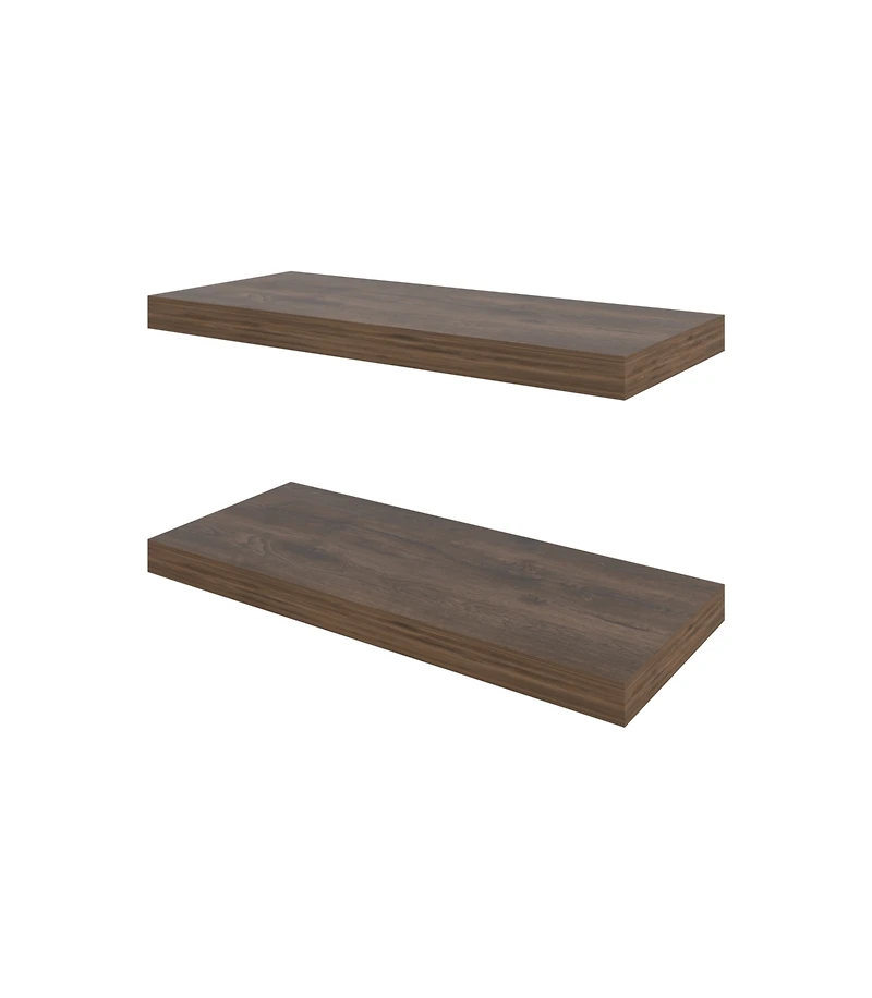 Fm Furniture Iva Floating Shelf in Melamine x2
