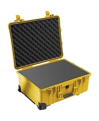 Pelican 1560 Watertight Hard Case with Cubed Foam Interior & Wheels