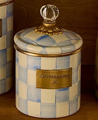 MacKenzie-Childs Check 14 oz. Mini Canister