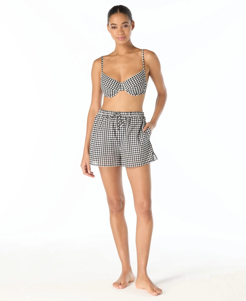 Michael Kors Women's Pull-On Swim Cover Up Shorts