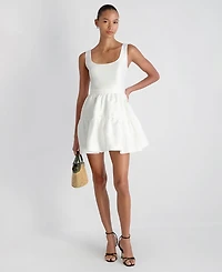 French Connection Women's Scoop Neck Mini Dress