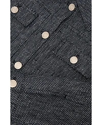 Reiss Women's Linen-Cotton Woven Trucker Jacket