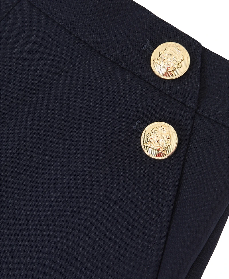 Reiss Women's Carley Wide-Leg Button-Detail Pants