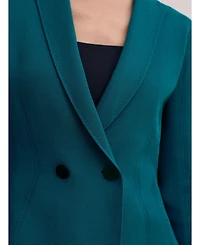 The Fold Women's Somerton Sculpt Knit Blazer