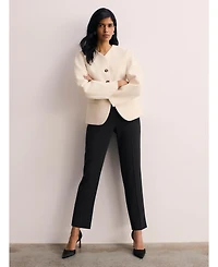 The Fold Women's Ravello Long Sleeve Tailored Jacket