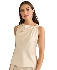 Muse Women's Asymmetric Neck Tank Top