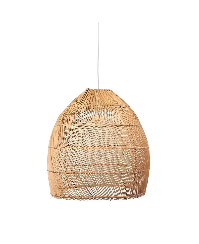 The Artisan and Company, Bell Shaped Rattan Pendant Light