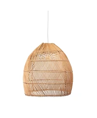 The Artisan and Company, Bell Shaped Rattan Pendant Light