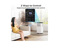 Mecale 10000 Btu Portable Air Conditioner 3-in-1 Floor Unit with Dehumidifier