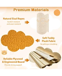 Cozito Cat Tree 49 inch with Ufo Perch Space Capsule Sisal Posts