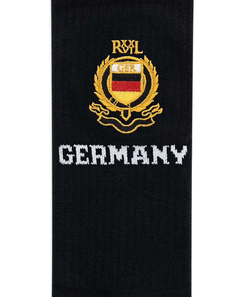Polo Ralph Lauren Men's Embroidered Country Uae Crew Socks