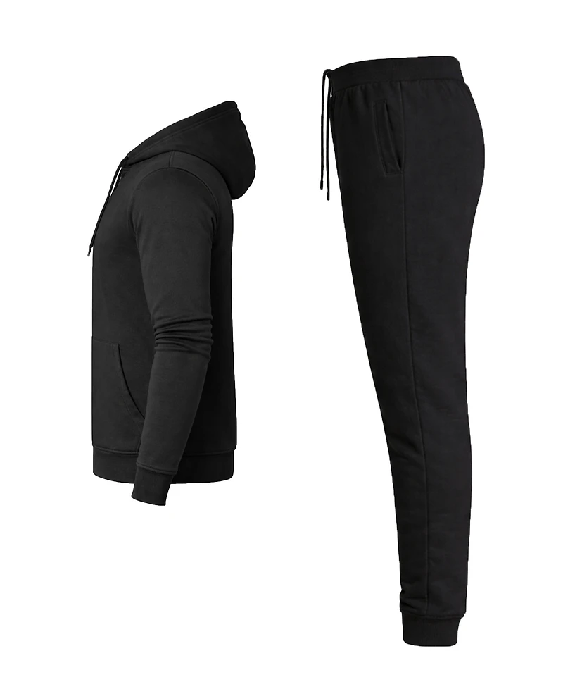 Blu Rock Men's French Terry Zip-Up Hoodie and Joggers, 2-Piece Set