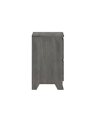 Max & Lily Farmhouse Kd Nightstand with 2 Drawers