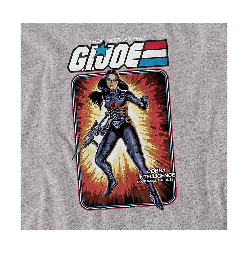 Hasbro+ Men's + G.i. Joe Baroness Card T Shirt