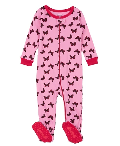 Leveret Baby Girls Matching Family One-Piece Cotton Sleep 'n Play Footed Pajamas
