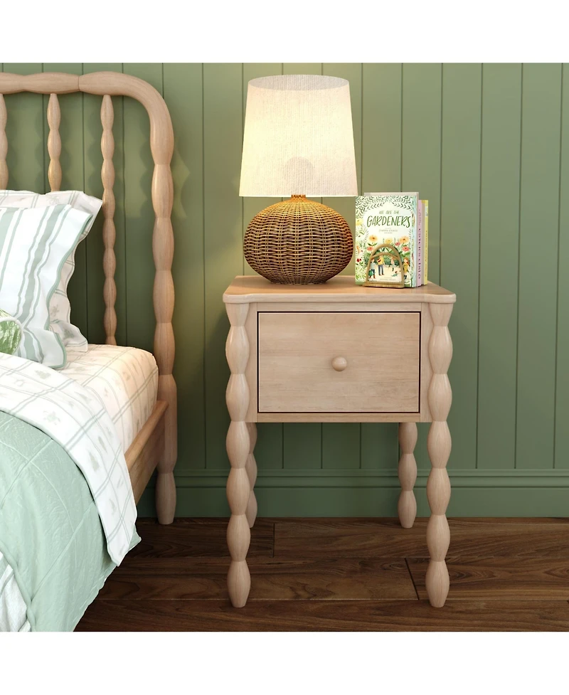 Max and Lily Jenny Lind 1 Drawer Nightstand