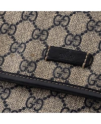 Pre-Owned Gucci Small Flap Messenger Gg Coated Canvas