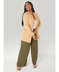 Ashley Stewart Women's Open Front Cardigan