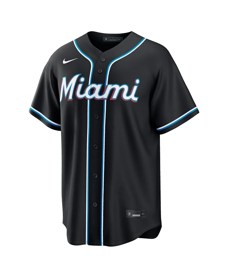 Nike Men's Black Miami Marlins 2026 Replica Fashion Jersey