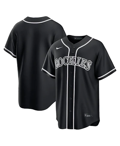 Nike Men's Black Colorado Rockies 2026 Replica Fashion Jersey