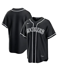 Nike Men's Black Colorado Rockies 2026 Replica Fashion Jersey