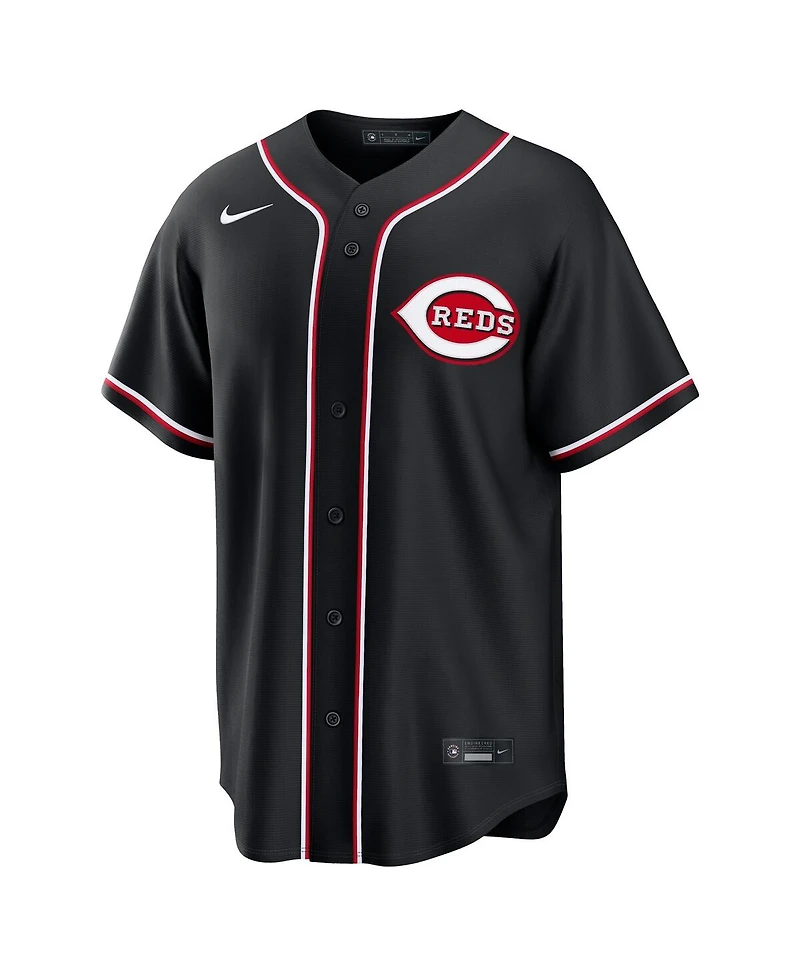 Nike Men's Elly De La Cruz Black Cincinnati Reds 2026 Replica Fashion Jersey