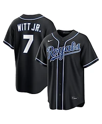 Nike Men's Bobby Witt Jr. Black Kansas City Royals 2026 Replica Fashion Jersey